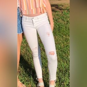 AG Legging Ankle Super Skinny in White